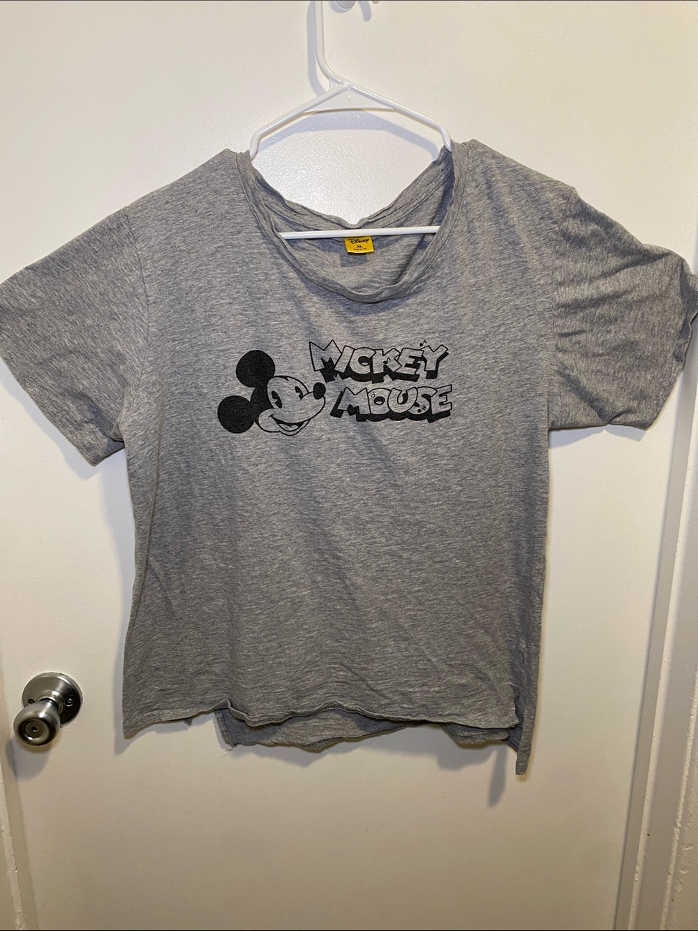 Women Disney Gray Mickey Mouse Graphic Tee